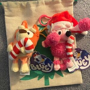 Lucy Plush Toy Duo - Orange and Pink
